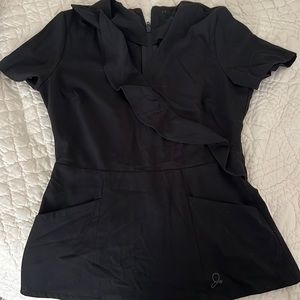 JAANUU black scrub top